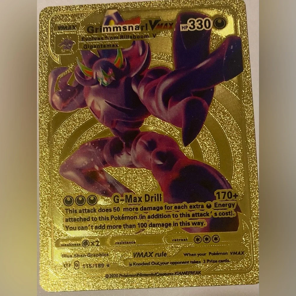 Games | Gold Foil Grimmsnarl Vmax | Poshmark
